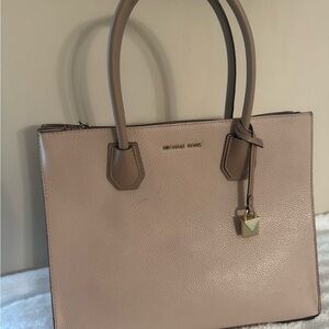 Michael Kors Tan Leather Tote Bag